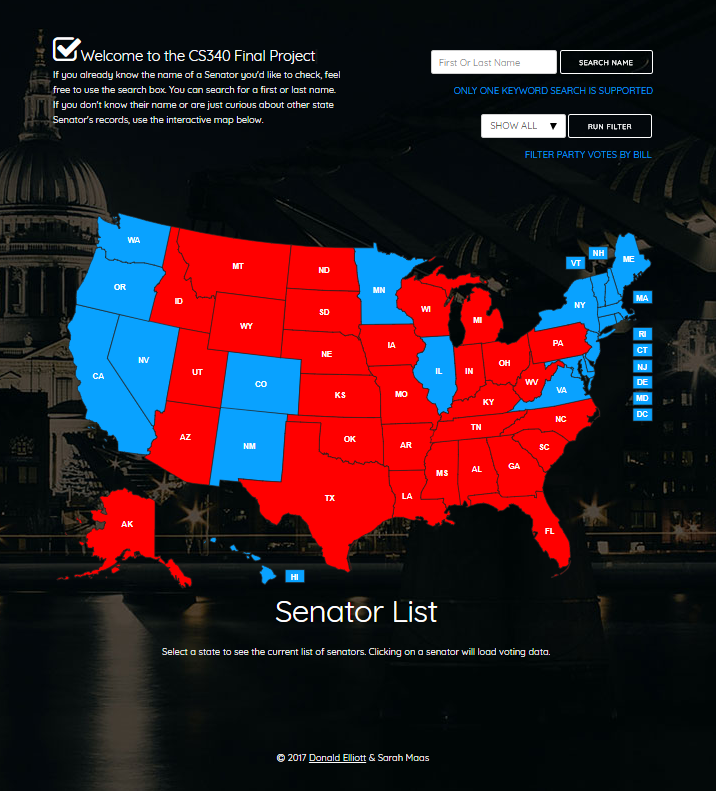 Senate Tracker